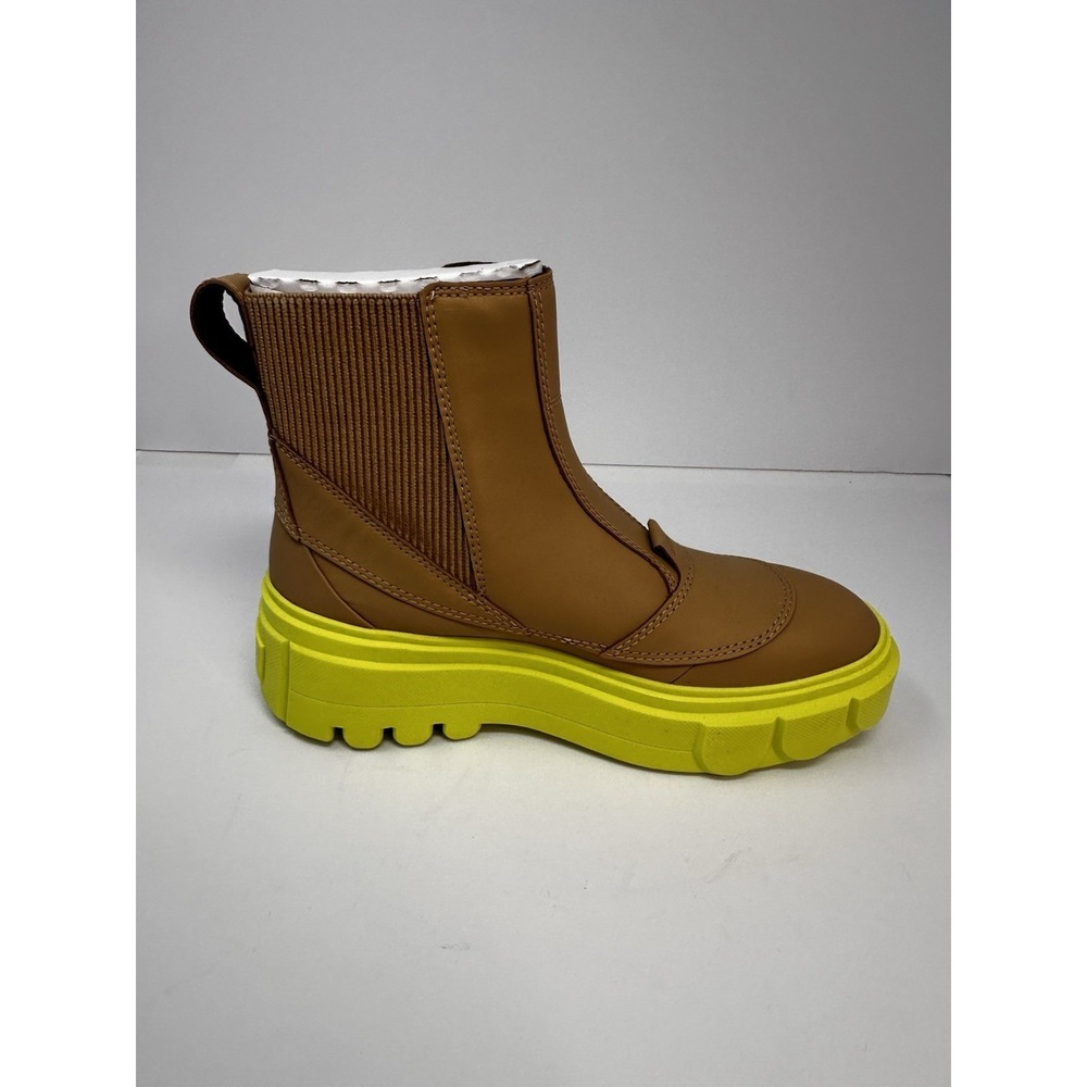 Sorel CARIBOU X Boot Womens Size 8 Tan Yellow Chelsea Waterproof NIB - Picture 6 of 10